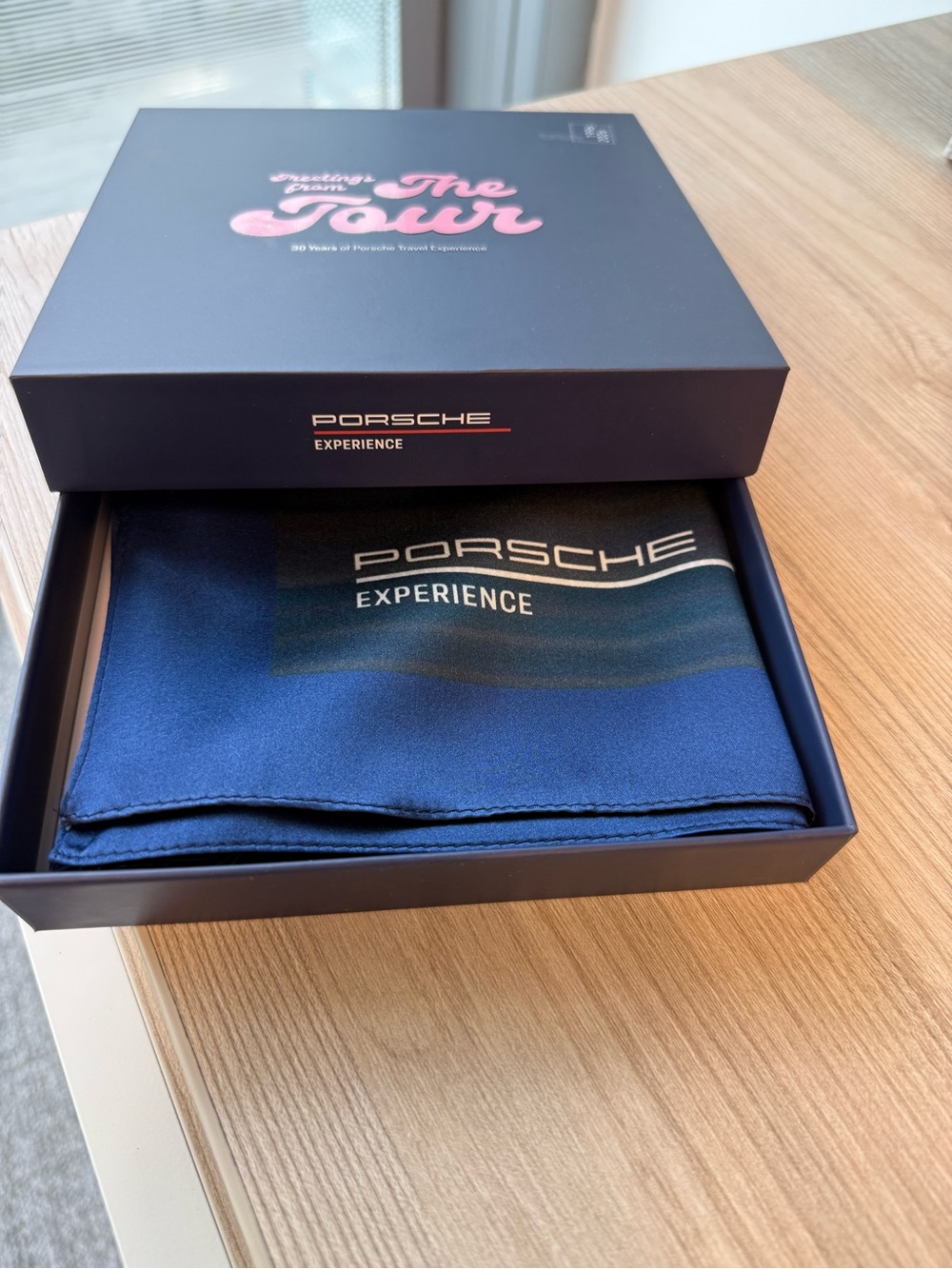 Porsche Experience Silk Scarf
